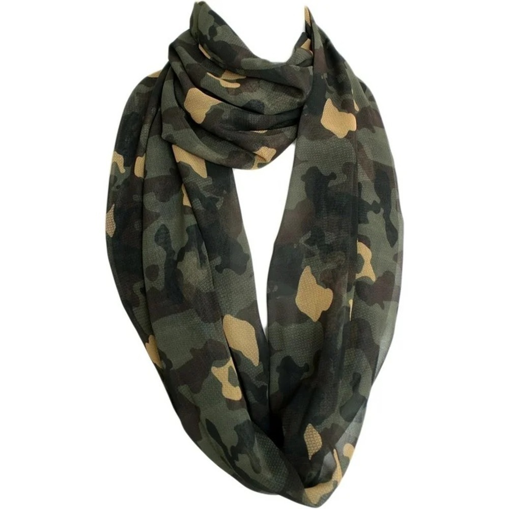 Digital Camouflage Infinity Scarf Camo